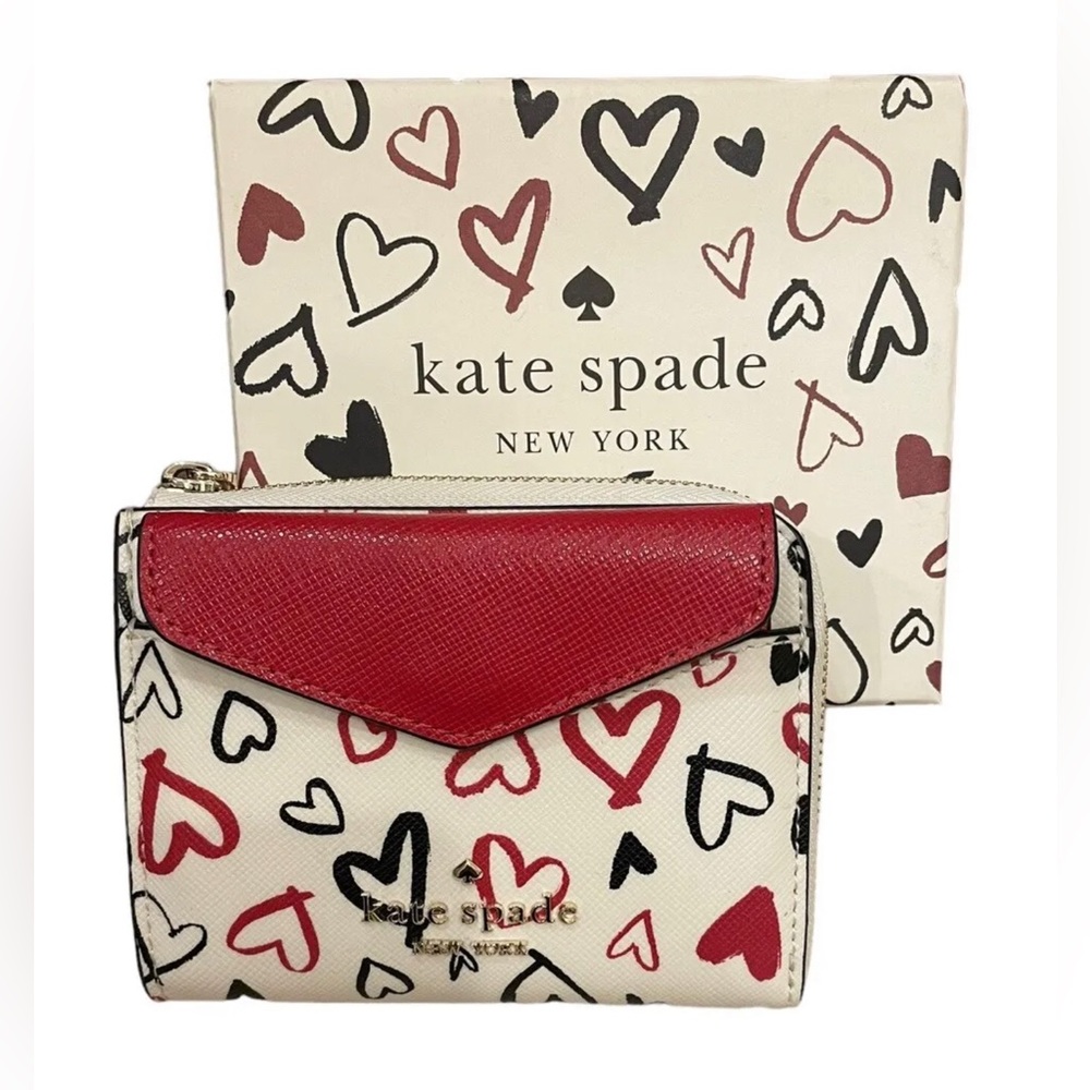 Kate Spade Staci Boxed Scribble Heart Valentines Small Card Set ♥️